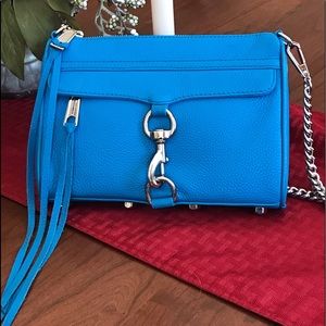 Rebecca Minkoff  Mini MAC Crossbody Bag, turquoise